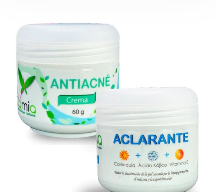 ¡Transforma tu Piel con la Combinación Perfecta! Duo Crema Antiacné y Aclarante Zamia